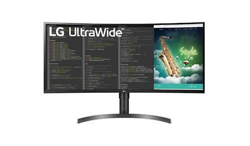 LG 35-inch UltraWide QHD HDR VA Curved Monitor (IMG 1)