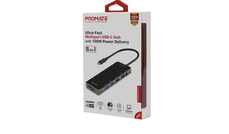 Promate PrimeHub-Pro Ultra-Fast Multiport USB-C Hub (IMG 2)