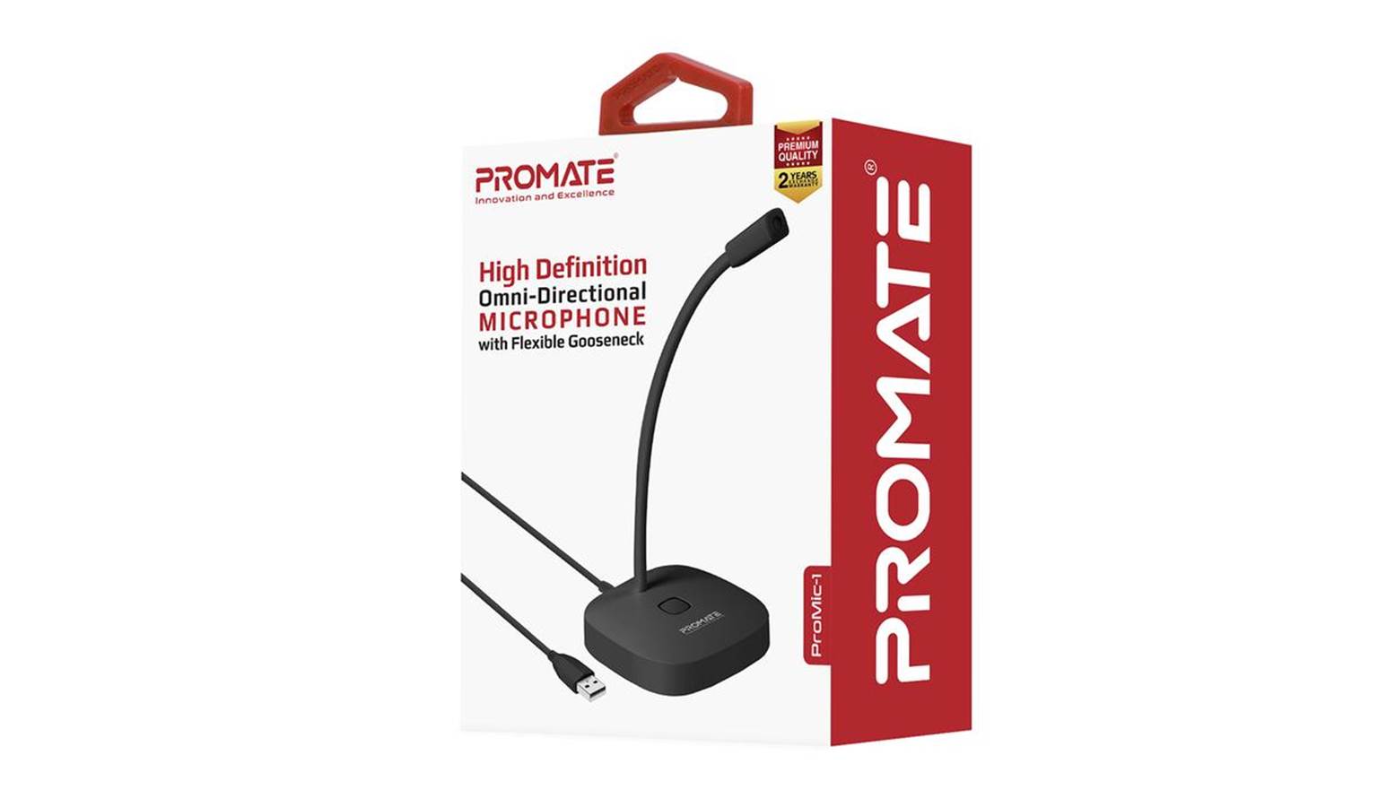Promate ProMic1 High Definition OmniDirectional Microphone with