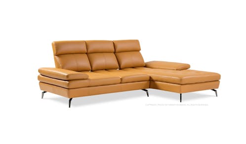 Cannon L-Shaped Sofa with Push Back Seats (IMG 1)