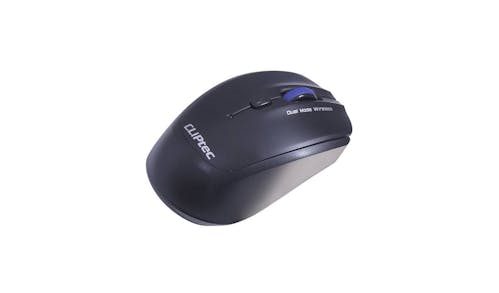 Cliptec Dual-Mox Dual Mode Wireless Mouse - Black (RZS781) (IMG 1)