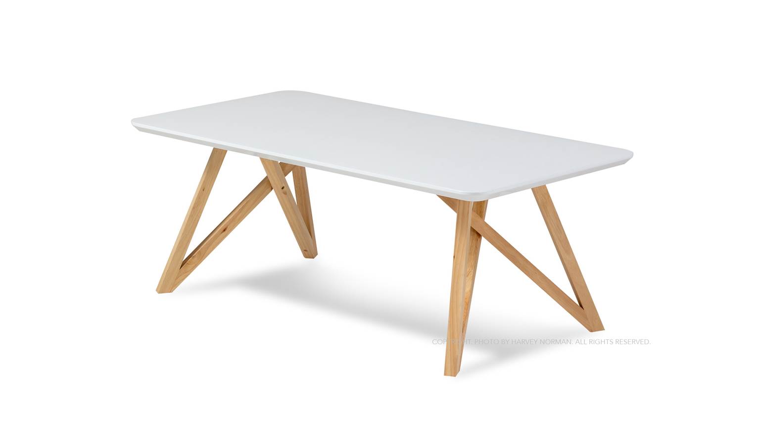 Harvey norman deals white dining table