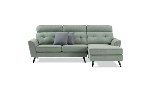 Pasco Fabric L-Shape Sofa - Light Green (IMG 1)