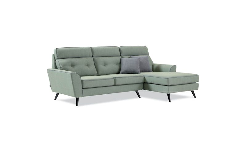 Pasco Fabric L-Shape Sofa - Light Green (IMG 2)