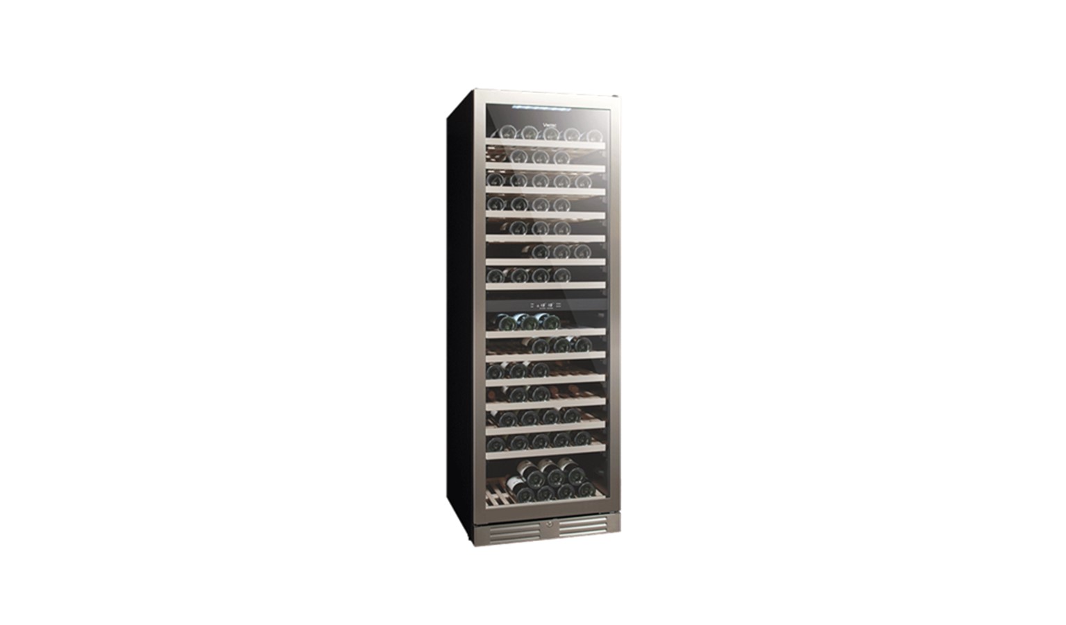 Vintec VWD-154SSAX 138 Bottle Wine Cellar - Black