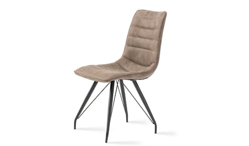 Lohan Dining Chair - Brown & Black (IMG 1)