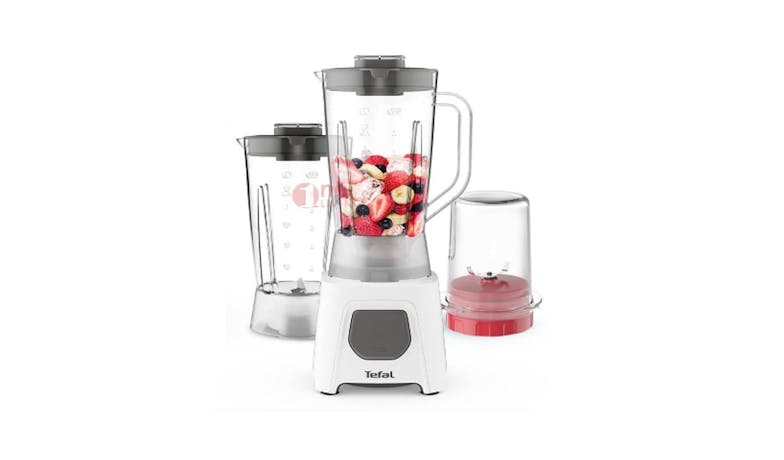 Tefal Blendeo 1.25L Blender + UNO 2 with Pulse Function - White (IMG 1)