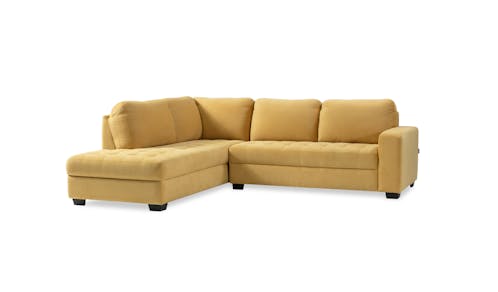 Clatin Fabric L-Shaped Sofa - Easy Clean