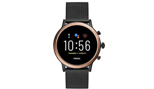 FOSSIL FTW6036 GEN 5 HR Smart Watch - Gold Black Silicon (IMG 1)