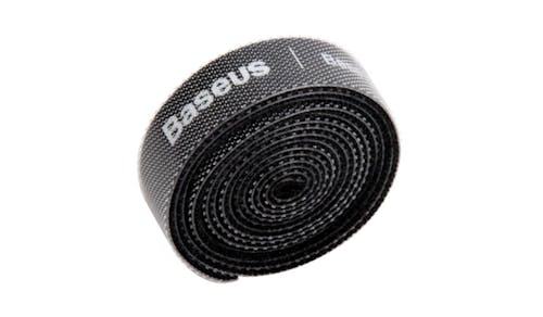 Baseus Velcro Strap Cable Organizer - 1M (Black) (IMG 1)