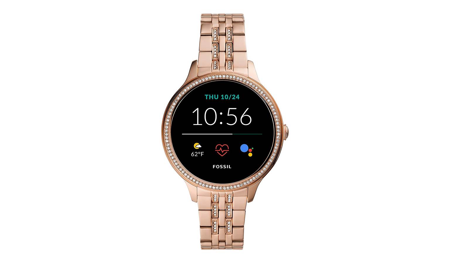 Fossil Gen 5E 42mm Smartwatch Rose Gold FTW6073 Harvey