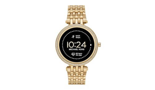 Michael Kors Gen 5E Darci Pavé (43mm) Gold-Tone Smartwatch (IMG 1)