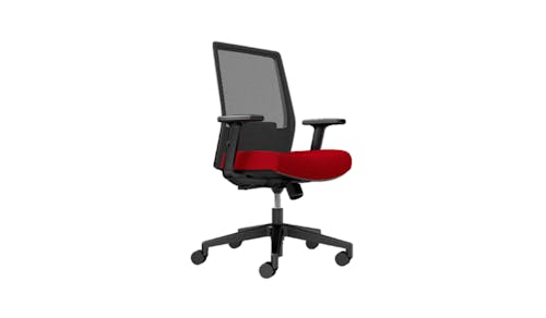 Max MediumBack V2 Ergonomic Office Chair - Red