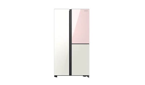 Samsung 3-Door 617L Side by Side Refrigerator with Food Showcase (IMG 1)