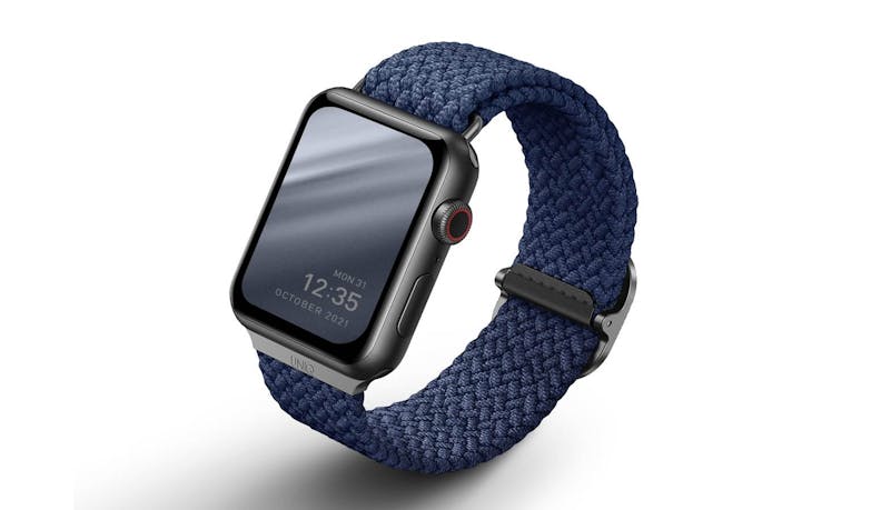 Uniq Aspen Adjustable Braided Loop Band for Apple Watch (38/40MM) - Blue (IMG 1)