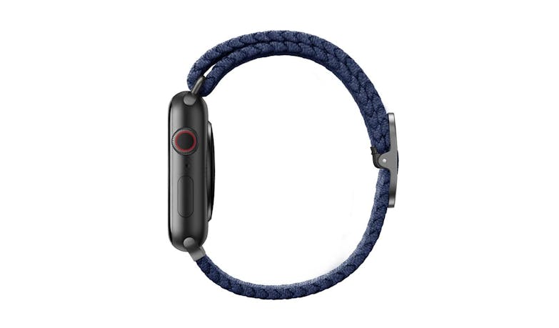 Uniq Aspen Adjustable Braided Loop Band for Apple Watch (38/40MM) - Blue (IMG 3)