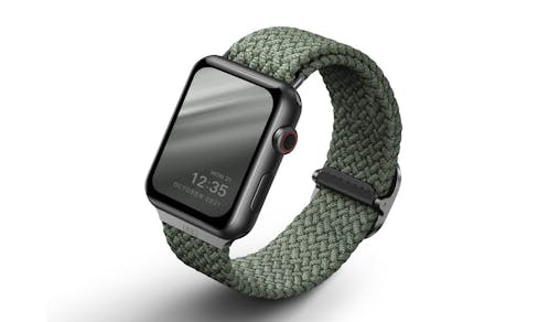 Uniq Aspen Adjustable Braided Loop Band for Apple Watch (42/44MM) - Green (IMG 1)