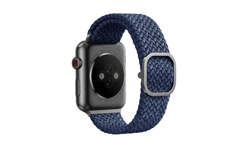 Uniq Aspen Adjustable Braided Loop Band for Apple Watch (42-44MM) - Blue (IMG 2)