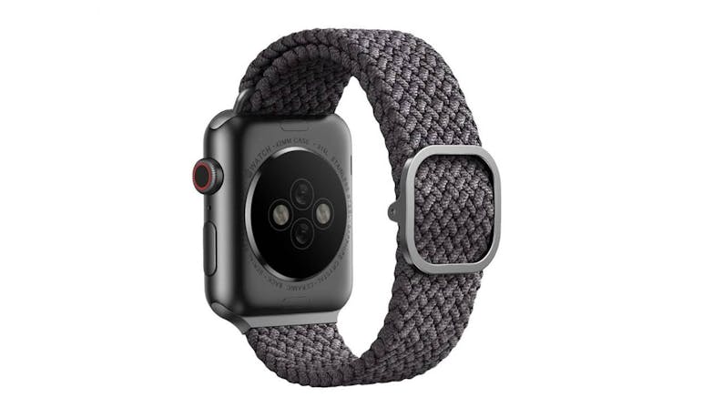 Uniq Aspen Adjustable Braided Loop Band for Apple Watch (42/44MM) - Grey (IMG 2)