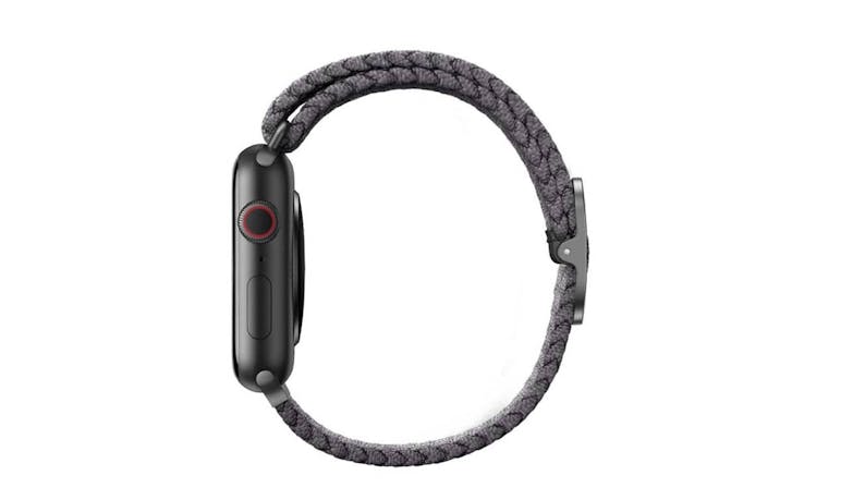 Uniq Aspen Adjustable Braided Loop Band for Apple Watch (42/44MM) - Grey (IMG 3)
