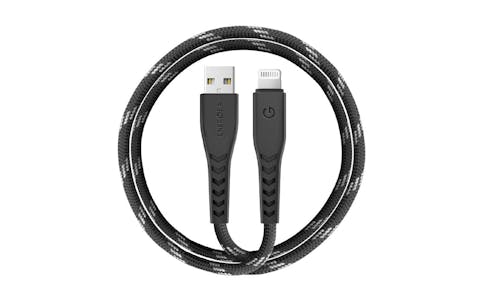 Energea NyloFlex 1.5M Lightning to USB-A Cable - Black (IMG 1)