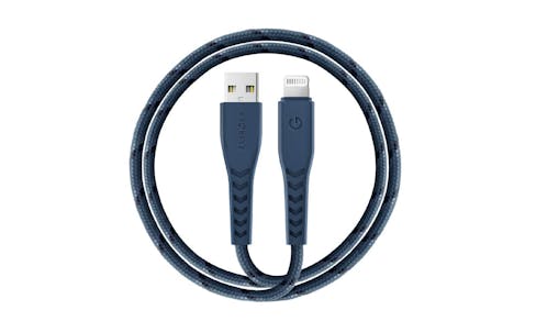 Energea NyloFlex 1.5M Lightning to USB-A Cable - Blue (IMG 1)