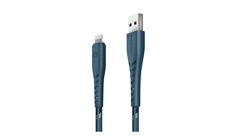 Energea NyloFlex 1.5M Lightning to USB-A Cable - Blue (IMG 2)