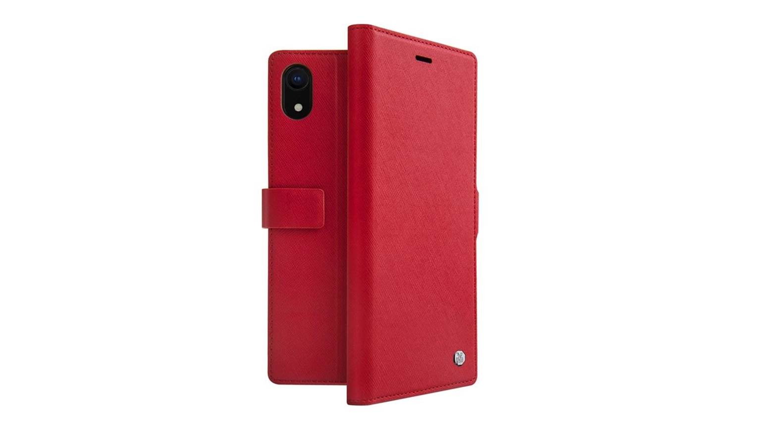 Viva Madrid Hexe Wallet Case With Card & Cash Slot for iPhone XR Red