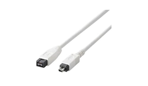 Elecom FireWire 1M Cable - White (9 pin 6 pins) (IE-961WH) (IMG 1)