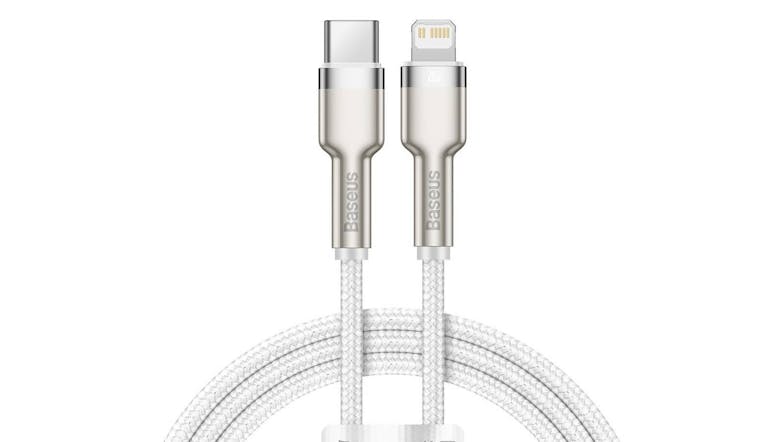 Baseus CATLJK-A02 USB-C to Lightning Cable - White (IMG 1)