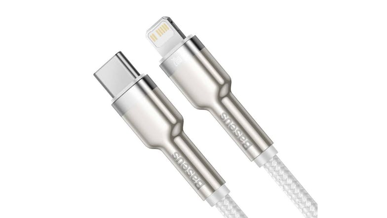 Baseus CATLJK-A02 USB-C to Lightning Cable - White (IMG 2)