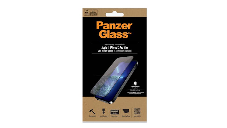 Panzerglass iPhone 13/13 Pro Screen Protector - Black (IMG 3)