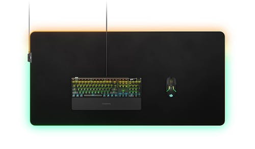 SteelSeries QcK Prism Cloth RGB Gaming Mousepad (3XL) (IMG 1)