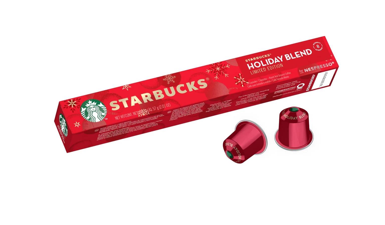 Nespresso Starbucks Holiday Blend (Capsule)