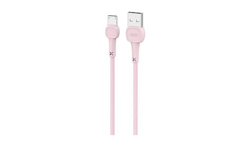 XO NB132 Micro USB Cable - Pink