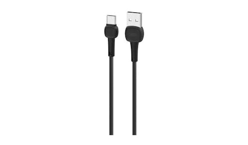 XO NB132 USB Type-C Cable - Black (1M)