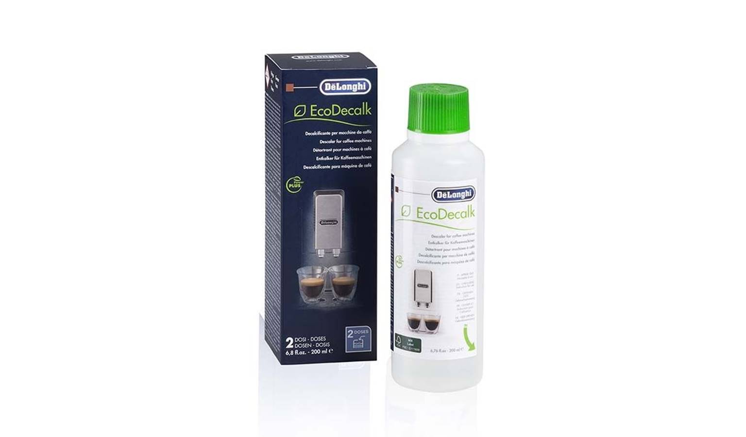 DeLonghi EcoDecalk 200ml Coffee Descaler DLSC 202 Harvey