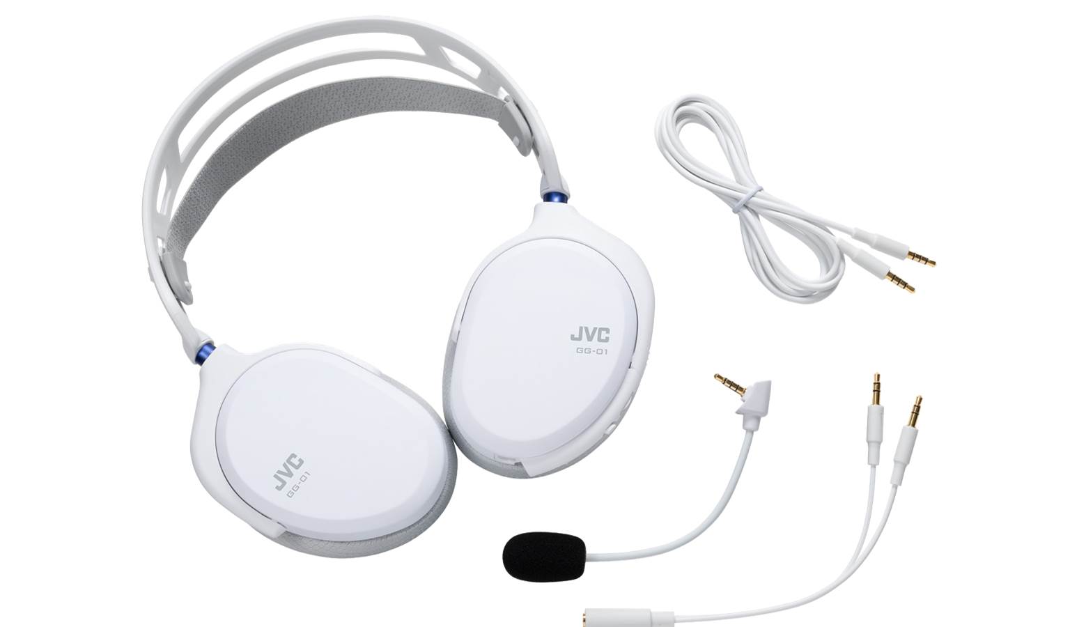 JVC Wired Gaming Headphones White (GG01H) Harvey Norman Malaysia