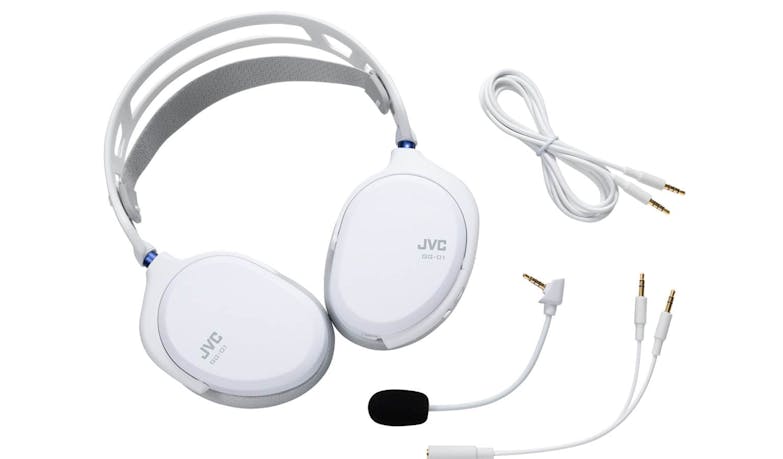 JVC Wired Gaming Headphones - White (IMG 3)