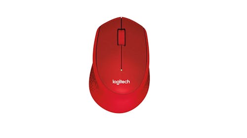Logitech M331 Silent Plus Wireless Mouse - Red