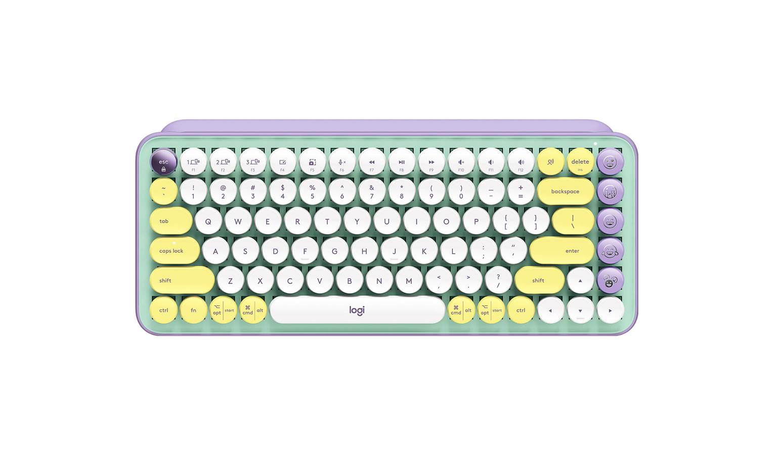 Logitech POP Keys Wireless Mechanical Emoji Keyboard - Daydream Mint