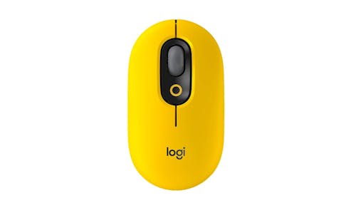 Logitech POP Wireless Mouse with Emoji Button Function - Blast Yellow