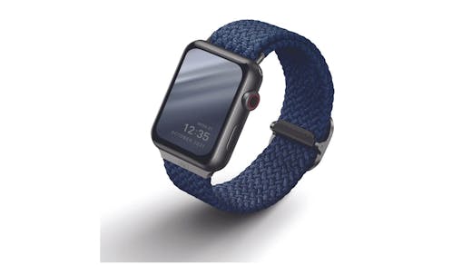 Uniq Aspen Adjustable Braided Loop Band For Apple Watch - Blue (IMG 1)