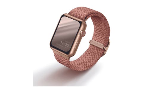 Uniq Aspen Adjustable Braided Loop Band For Apple Watch - Pink (IMG 1)