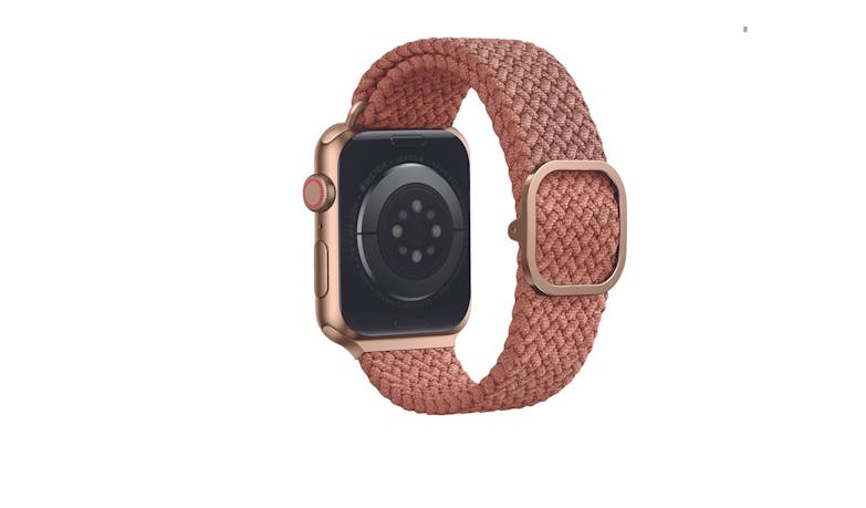 Uniq Aspen Adjustable Braided Loop Band For Apple Watch (41/40/38 mm) - Pink (IMG 2)