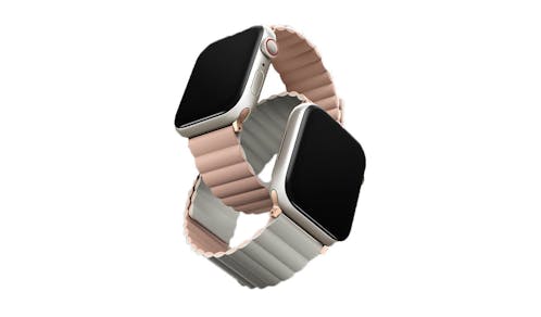 Uniq Revix Reversible Silicone Strap For Apple Watch - Blush