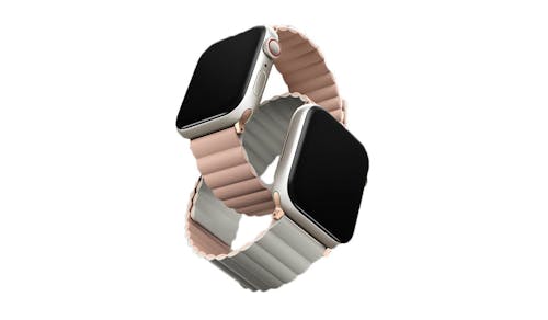 Uniq Revix Reversible Silicone Strap For Apple Watch - Blush