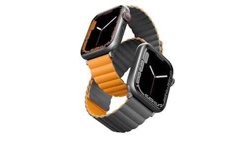 Uniq Revix Reversible Silicone Strap For Apple Watch - Charcoal