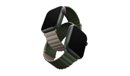 Uniq Revix Reversible Silicone Strap For Apple Watch - Pine