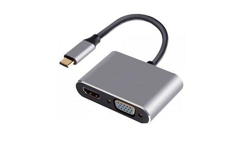 Vitar USB Type-C to HDMI and VGA Converter